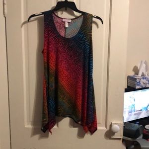 Beautiful tank top with amazing print!!